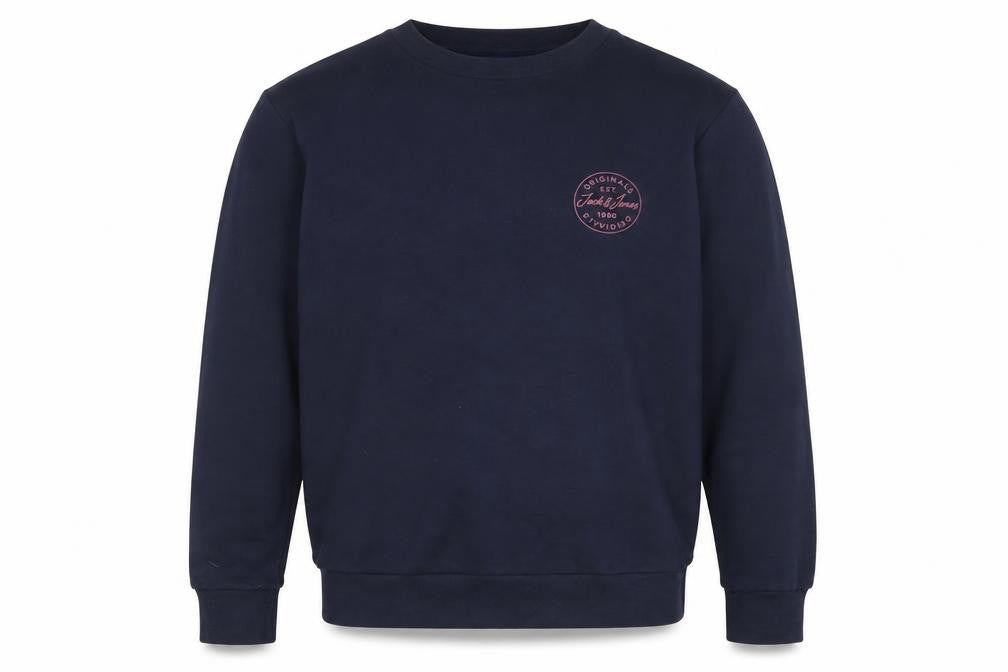 Jack & Jones Men's Blue Logo Sweatshirt S Pullover