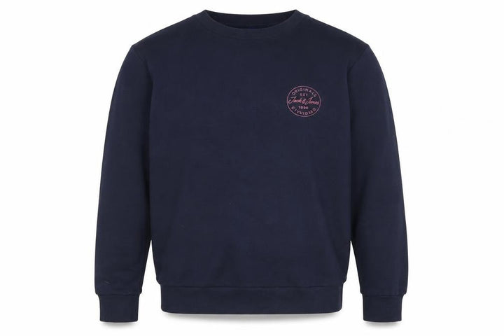 Jack & Jones Men's Blue Logo Sweatshirt S Pullover