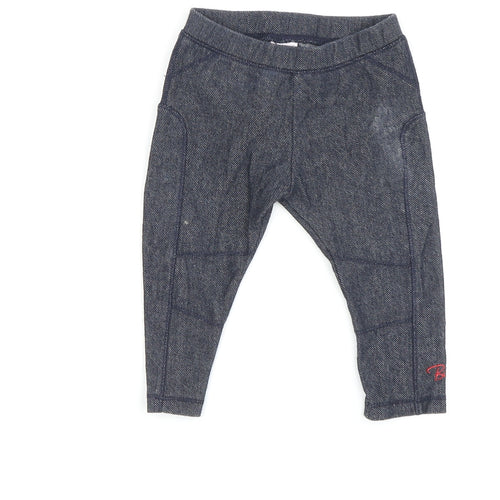 Baker by Ted Baker Unisex Blue Jogger Leggings, 6-9 Months
