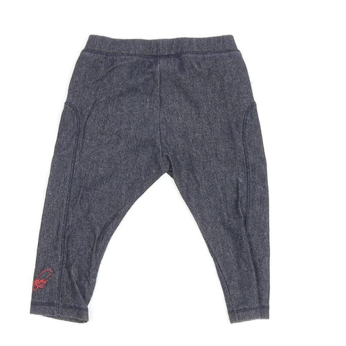 Baker by Ted Baker Unisex Blue Jogger Leggings, 6-9 Months