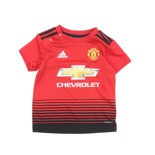 Adidas Unisex Baby Red Football Jersey 9-12 Months