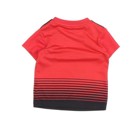 Adidas Unisex Baby Red Football Jersey 9-12 Months