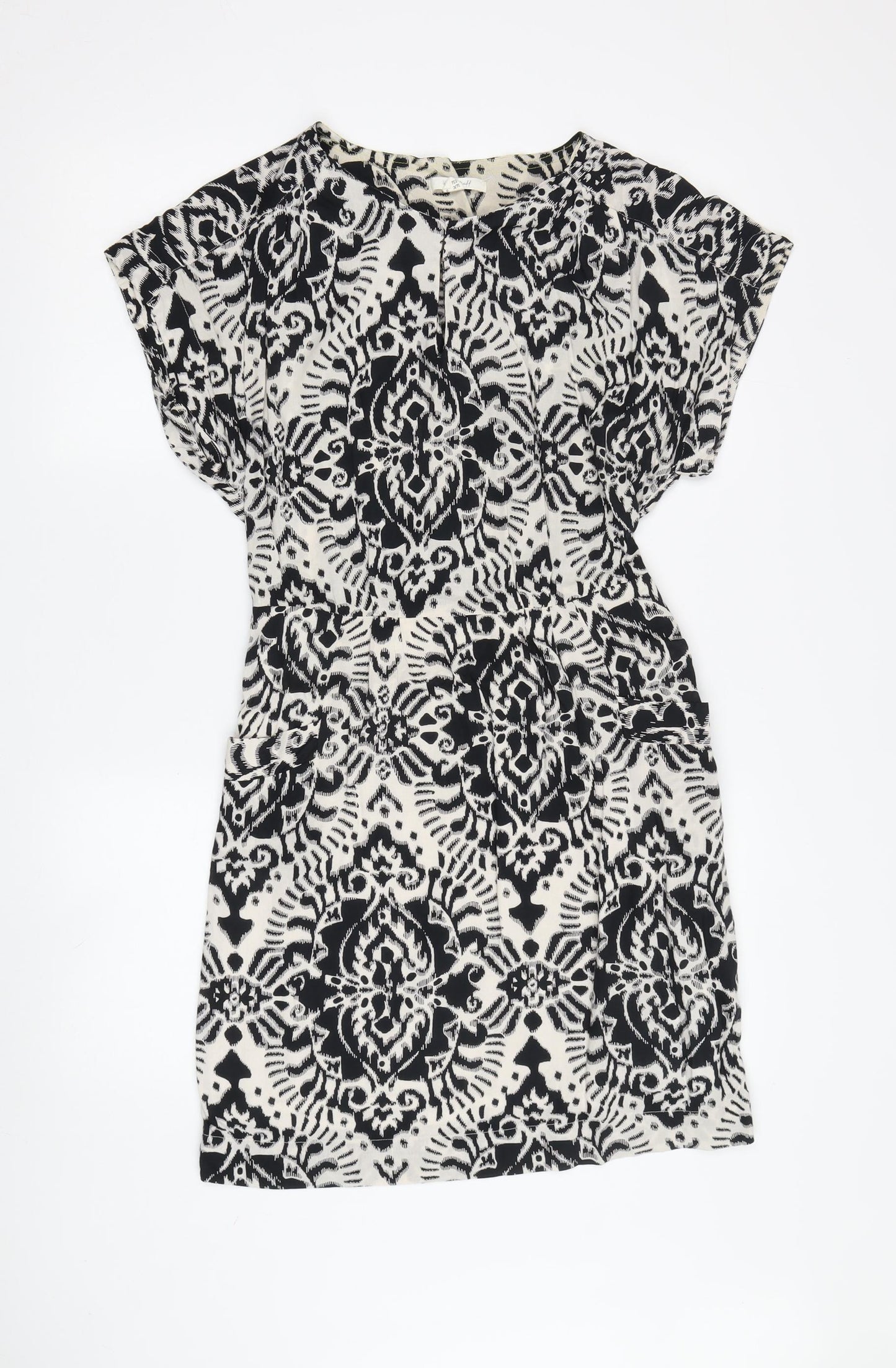 White Stuff Women's Geometric Multicoloured Dress - Size 6