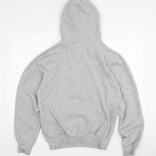 Hard Rock Unisex Grey Hoodie M Pullover Music Logo