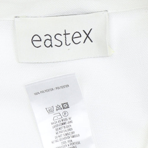 Eastex Women's White Blazer Size 16 with Button Accents