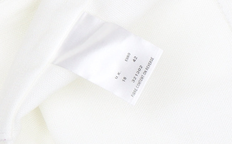 Eastex Women's White Blazer Size 16 with Button Accents