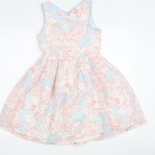 Jasper Conran Girls Multicoloured Fit & Flare Dress, Size 10