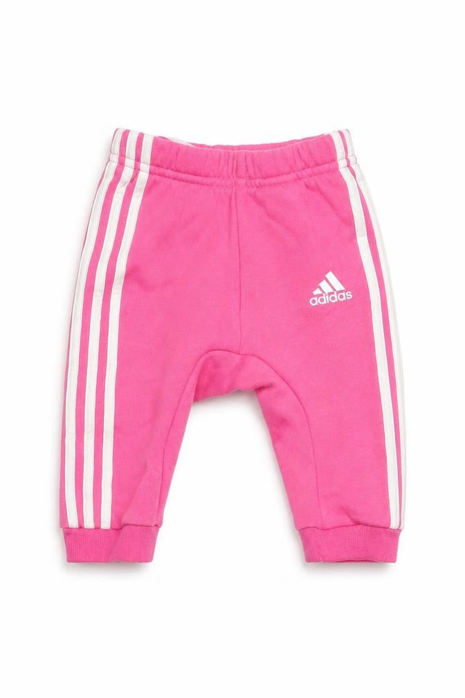 Adidas Unisex Pink Jogger Trousers for 3-6 Months