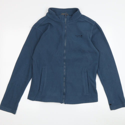 Regatta Blue Fleece Jacket, Stand-Up Collar, Size 34, Casual