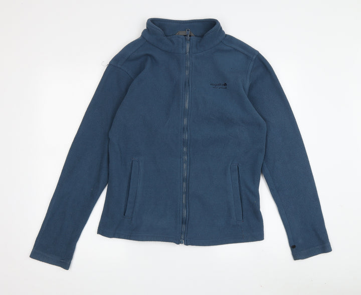 Regatta Blue Fleece Jacket, Stand-Up Collar, Size 34, Casual