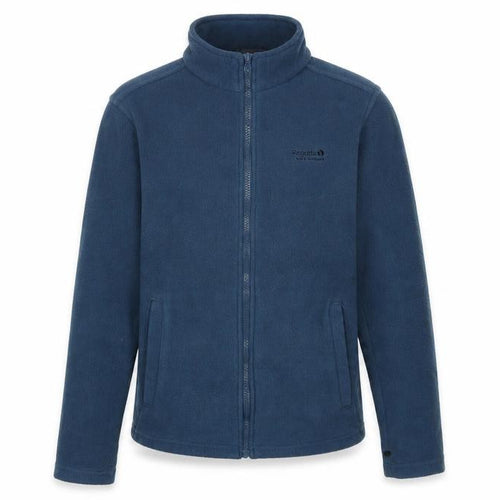 Regatta Blue Fleece Jacket, Stand-Up Collar, Size 34, Casual