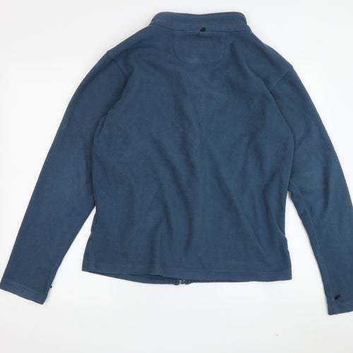 Regatta Blue Fleece Jacket, Stand-Up Collar, Size 34, Casual