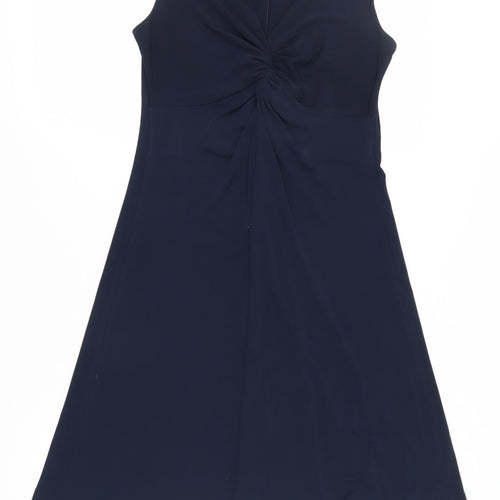 Esprit Women's Blue A-Line Sleeveless Dress, S