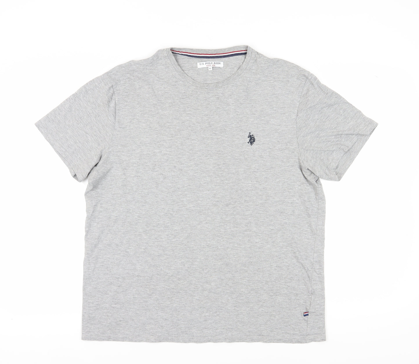U.S. Polo Assn. Mens Grey XL Crew Neck T-Shirt