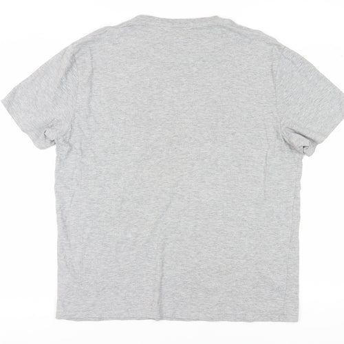 U.S. Polo Assn. Mens Grey XL Crew Neck T-Shirt