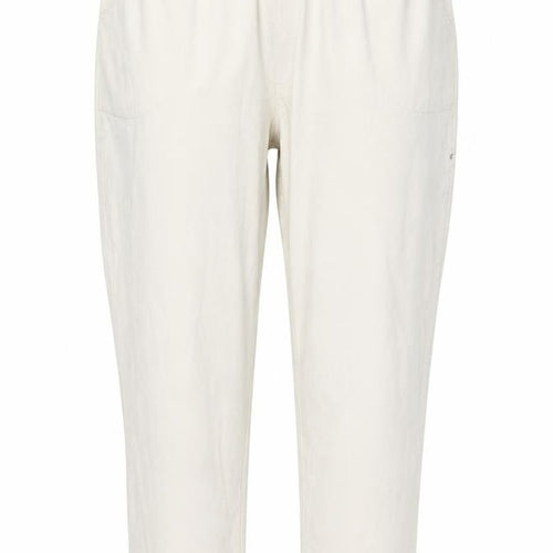 Croft & Barrow Women's Beige Trousers, 2XL, Elastic Waist
