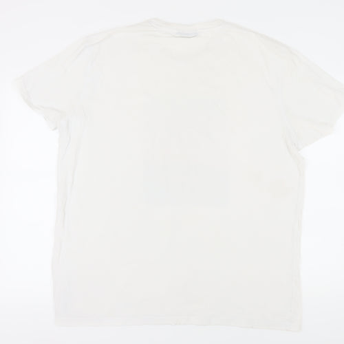 McKenzie Men's White Graphic Beach 2XL T-Shirt