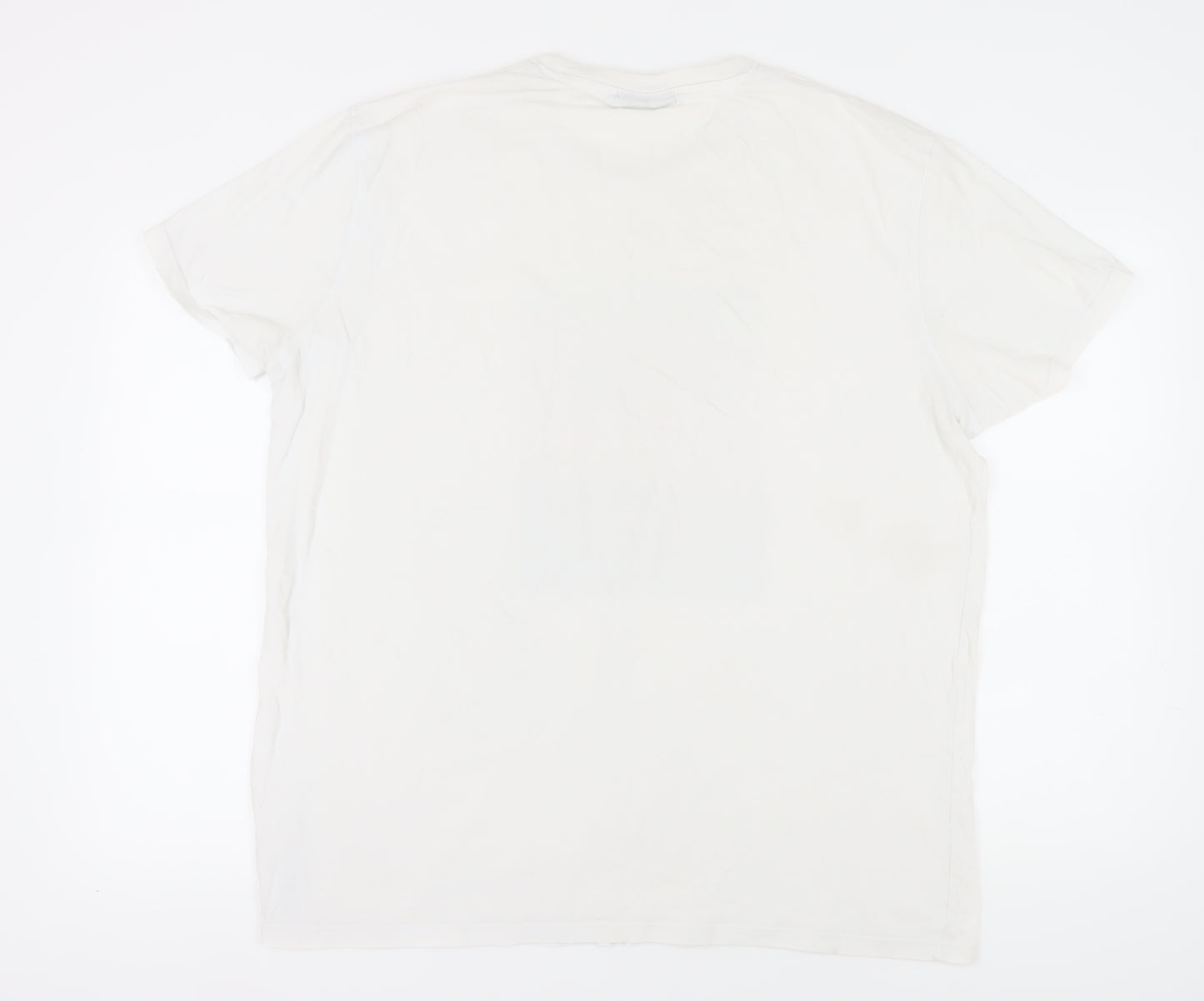 McKenzie Men's White Graphic Beach 2XL T-Shirt