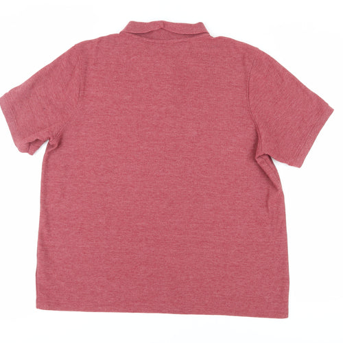 Slazenger Men's Red 2XL Polo Short Sleeve