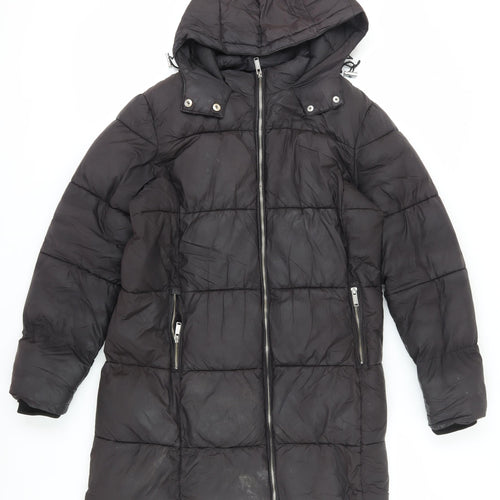 Firetrap Women's Black Puffer Jacket Size 10