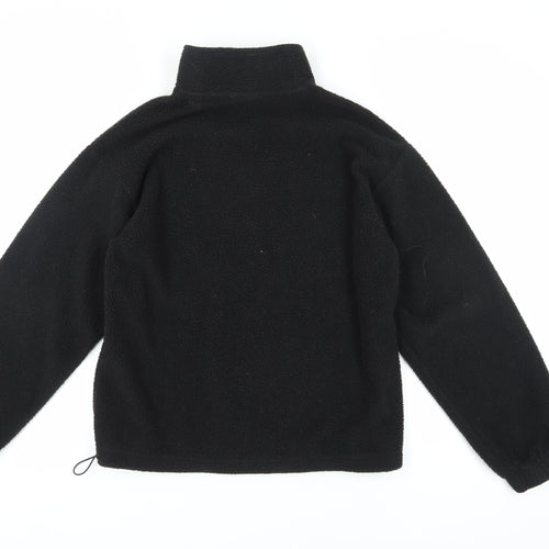 ASOS DESIGN Women's Black Pullover Fleece Sweatshirt Size 4