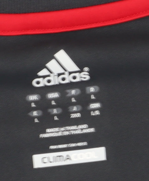 Adidas Men's Black L Jersey T-Shirt