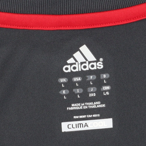 Adidas Men's Black L Jersey T-Shirt