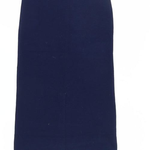 Mackays Women's Blue Pencil Skirt Size L