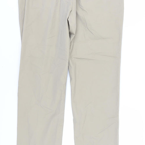 Marks and Spencer Men's Beige Chino Trousers, Size 36
