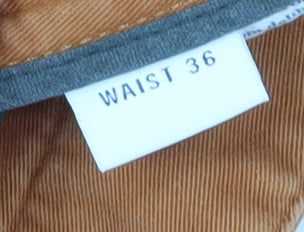 Spoke Men's Brown Chino Trousers Size 36