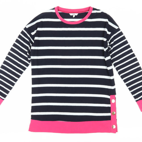 Next Women’s Multicoloured Stripe T-Shirt, Size 8