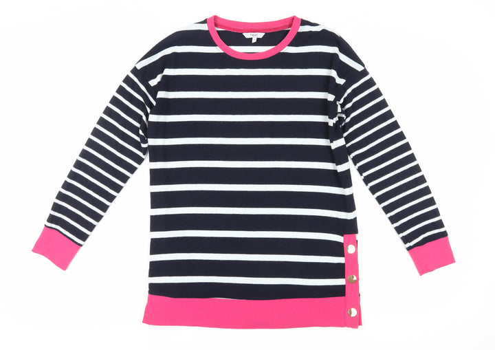 Next Women’s Multicoloured Stripe T-Shirt, Size 8