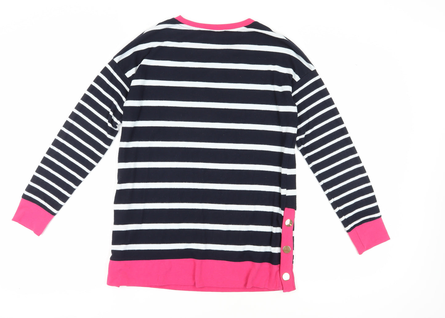 Next Women’s Multicoloured Stripe T-Shirt, Size 8
