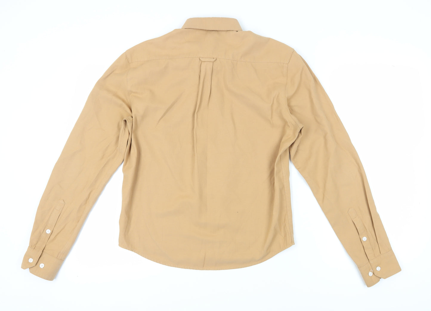 Blakely Men's Beige Button-Up Casual Shirt Medium