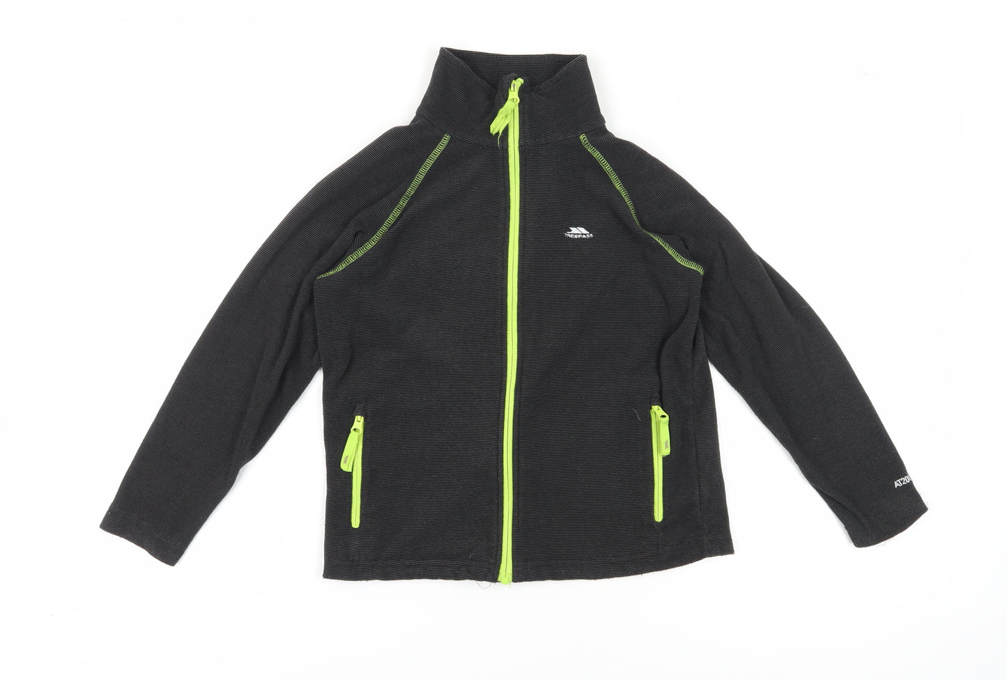 Trespass Boys Black Track Jacket 9-10 Years - Activewear Fleece
