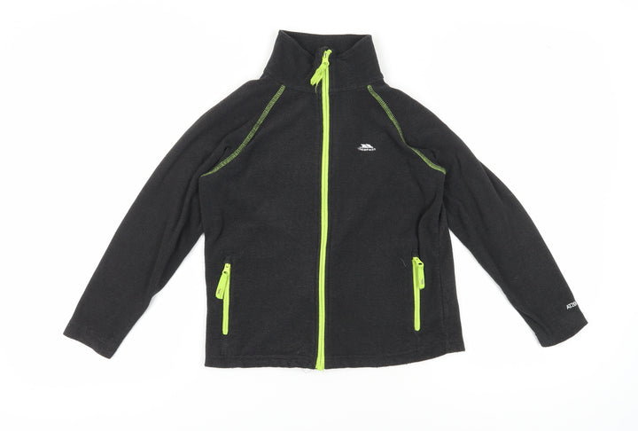 Trespass Boys Black Track Jacket 9-10 Years - Activewear Fleece