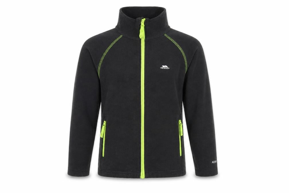 Trespass Boys Black Track Jacket 9-10 Years - Activewear Fleece