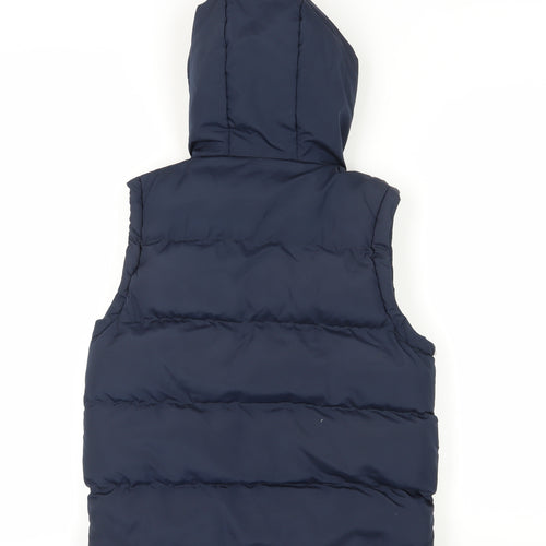 Lee Cooper Blue Hooded Puffer Waistcoat Teens Size 10