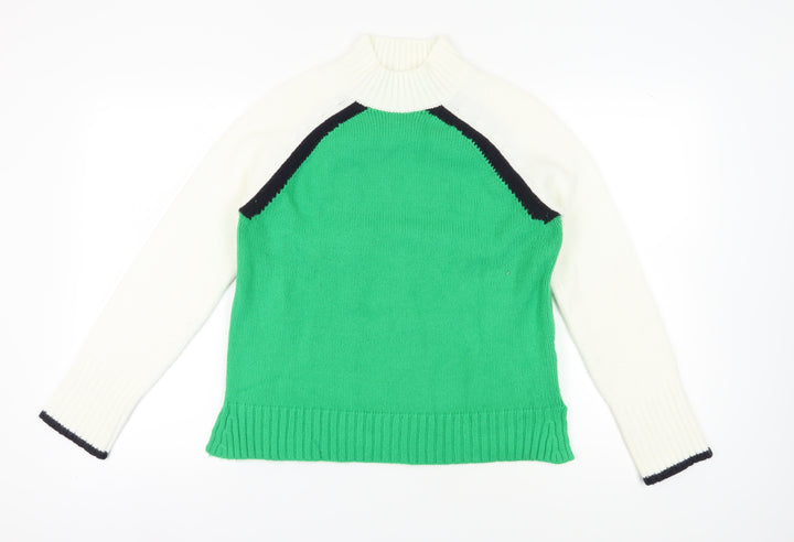 Next Women's Green High Neck Pullover Jumper M