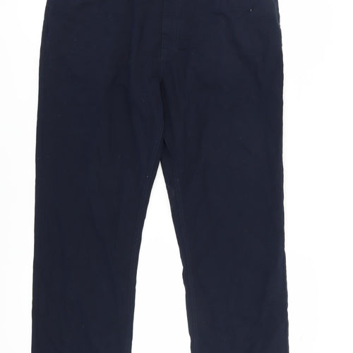 James Pringle Men's Blue Trousers Size 38 Straight Fit