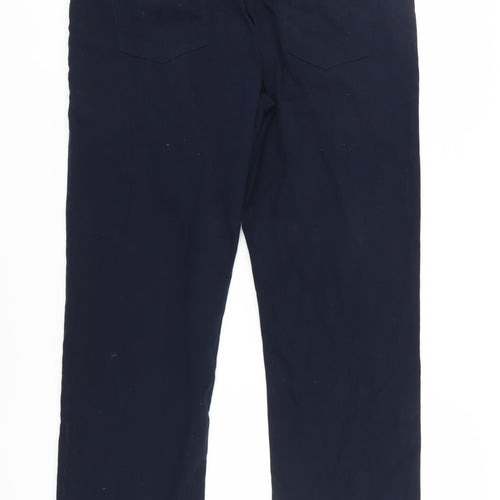 James Pringle Men's Blue Trousers Size 38 Straight Fit