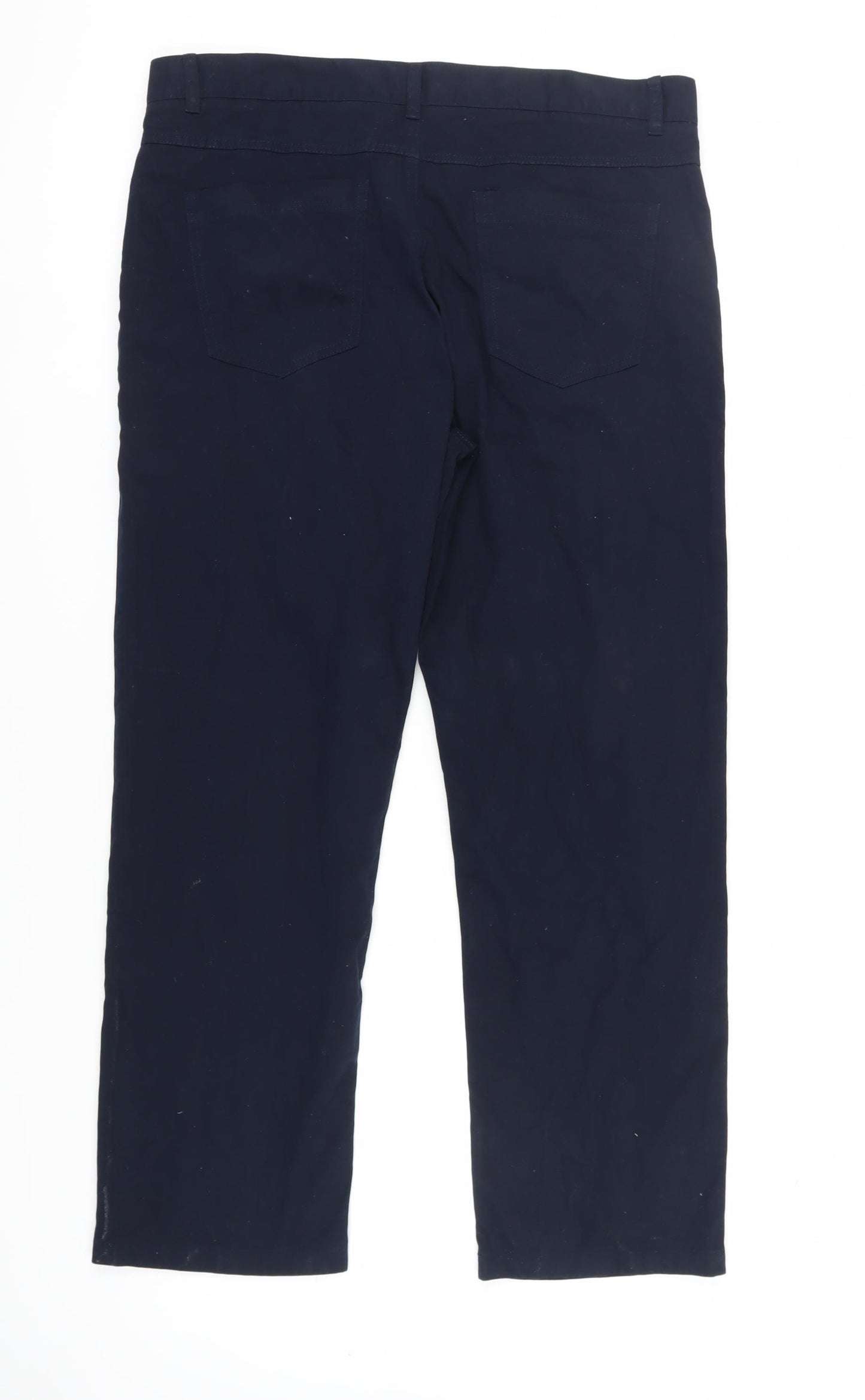 James Pringle Men's Blue Trousers Size 38 Straight Fit