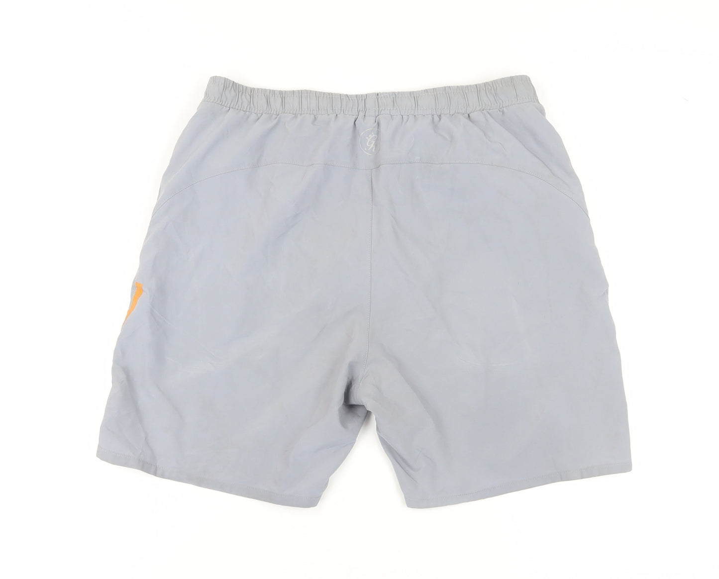 Gymring Men's Grey Athletic Shorts, Size M