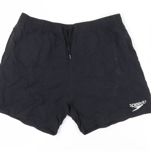 Speedo Men's Black Swim Shorts L Quick Dry