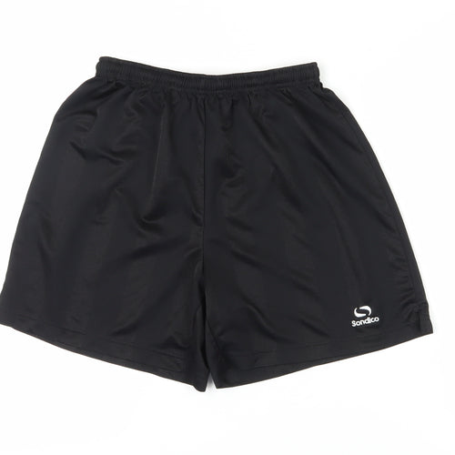 Sondico Boys Black Athletic Shorts Size L