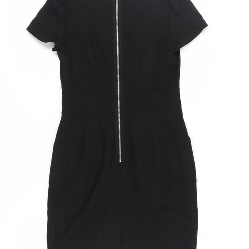 NW3 Women's Black Sheath Dress Size 10 Business