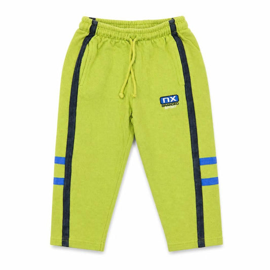 Front view of Next boys’ green jogger trousers, size 2, years - casual comfort