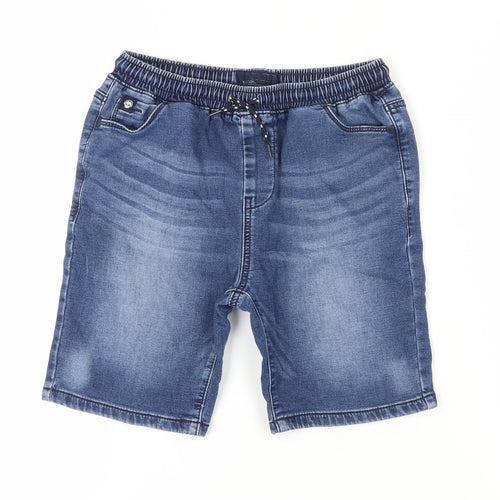 Next Boys Blue Denim Bermuda Shorts, Size 9 Years