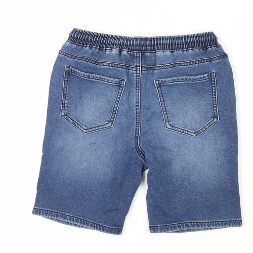 Next Boys Blue Denim Bermuda Shorts, Size 9 Years