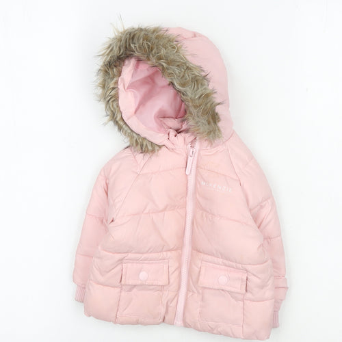 Mckenzie Pink Unisex Baby Puffer Jacket 3-6 Months